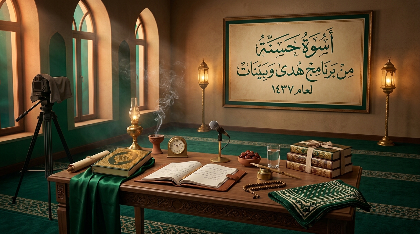 أسوة حسنة من برنامج (هدى وبينات) لعام 1437 - Image 1